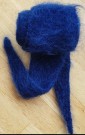 Blå tørkle av mohair thumbnail