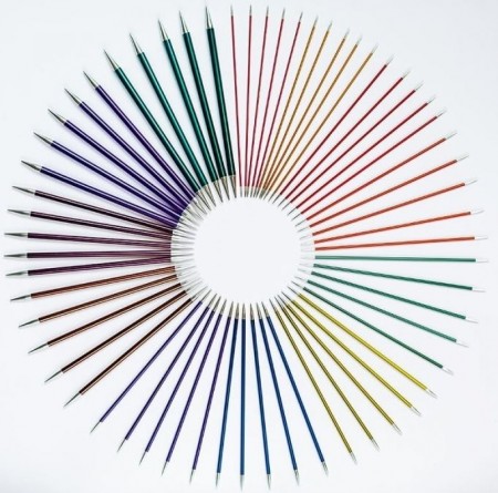 Knitpro Zing Strømpepinner 20cm