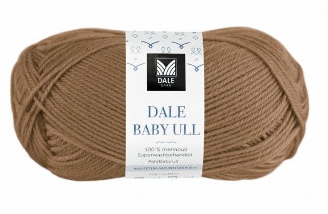 8543 Baby Ull - Nøttebrun