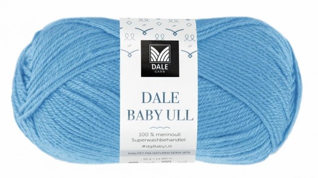 8533 Baby Ull - Isblå