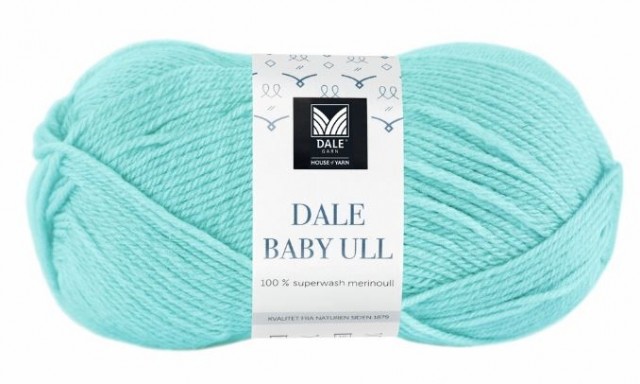 8546 -Baby Ull Karibisk blå