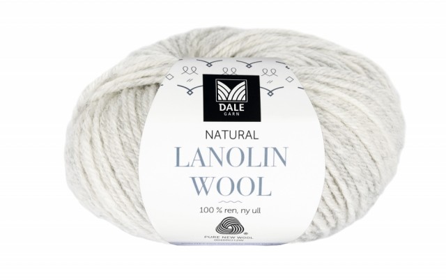 1421 Lanolin Wool - Lys grå melert
